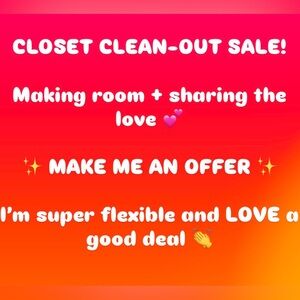 Closet Clean-Out Sale